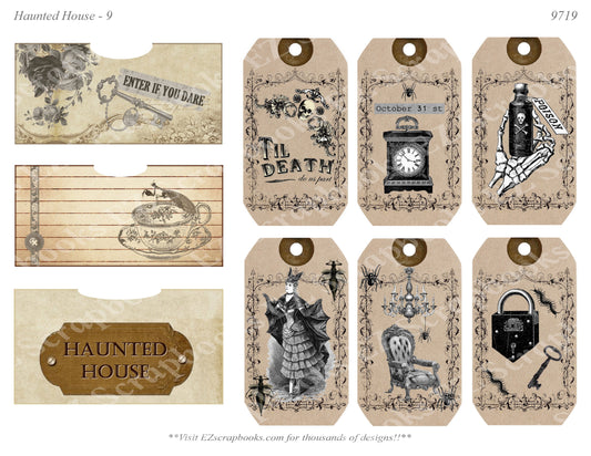 Haunted House - Embellishments - 9 - 9719