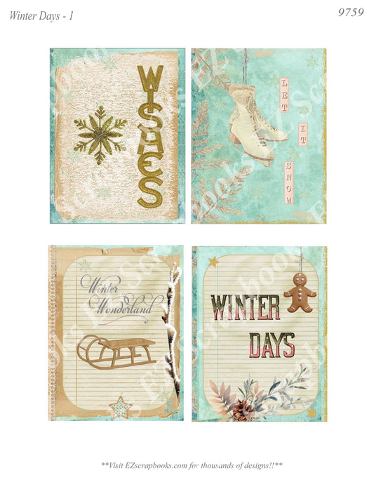 Winter Days - Embellishments - 1 - 9759