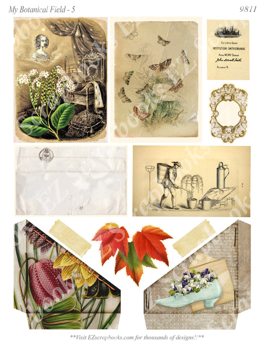 My Botanical Field - Embellishments - 5 - 9811