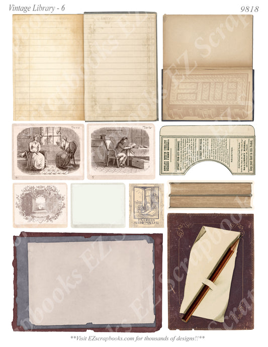 Vintage Library 6 - 9818