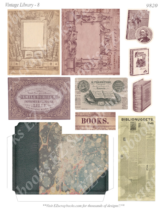 Vintage Library 8 - 9820