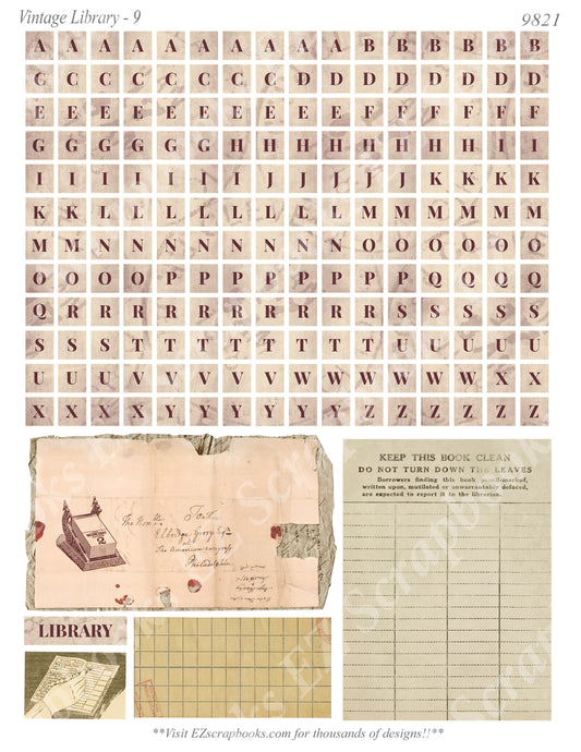 Vintage Library 9 - 9821
