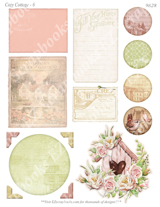 Cozy Cottage - Embellishments - 6 - 9828