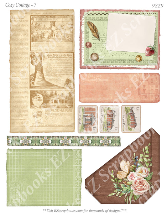 Cozy Cottage - Embellishments - 7 - 9829