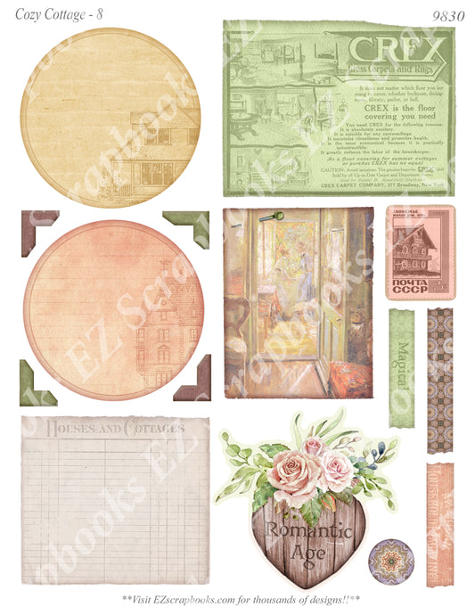 Cozy Cottage - Embellishments - 8 - 9830