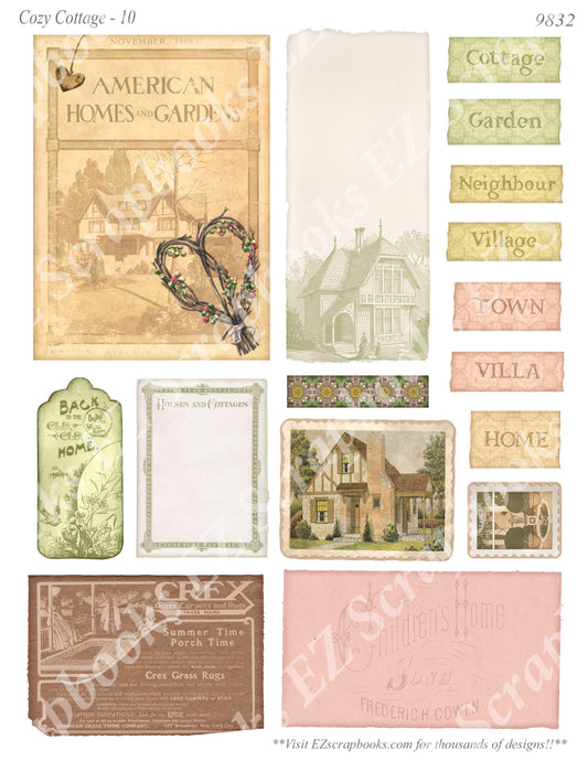 Cozy Cottage - Embellishments - 10 - 9832