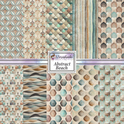Abstract Beach Grunge - Paper Pack - 8249