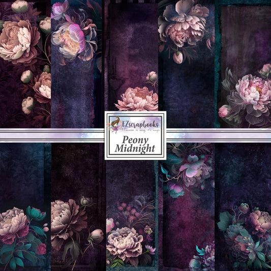 Peony Midnight - Paper Pack - 8248