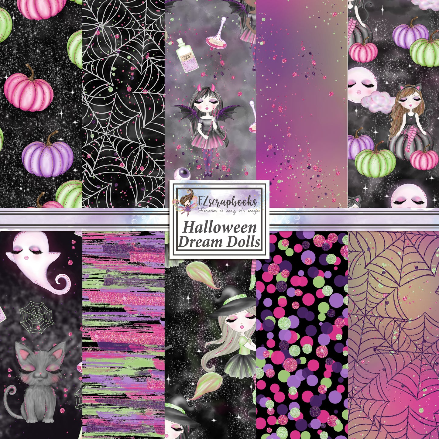 Halloween Dream Dolls - Paper Pack - 8188