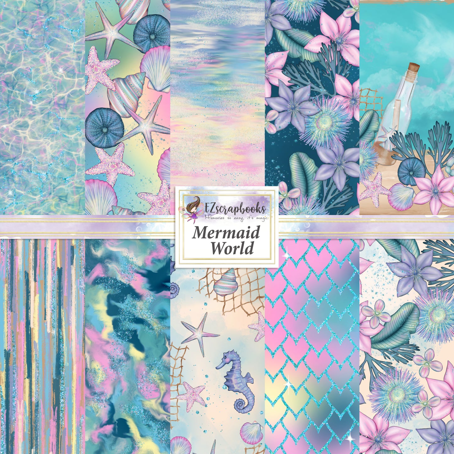 Mermaid World - Paper Pack - 8187