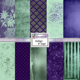 Indigo & Sage - Paper Pack - 8216