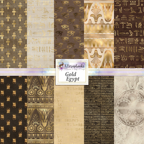 Gold Egypt - Paper Pack - 8385