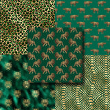 Emerald & Gold Safari - Paper Pack - 8232