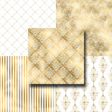 Victorian White & Gold - Paper Pack - 8373