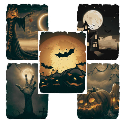 Halloween Moon Paper Pack - 7856