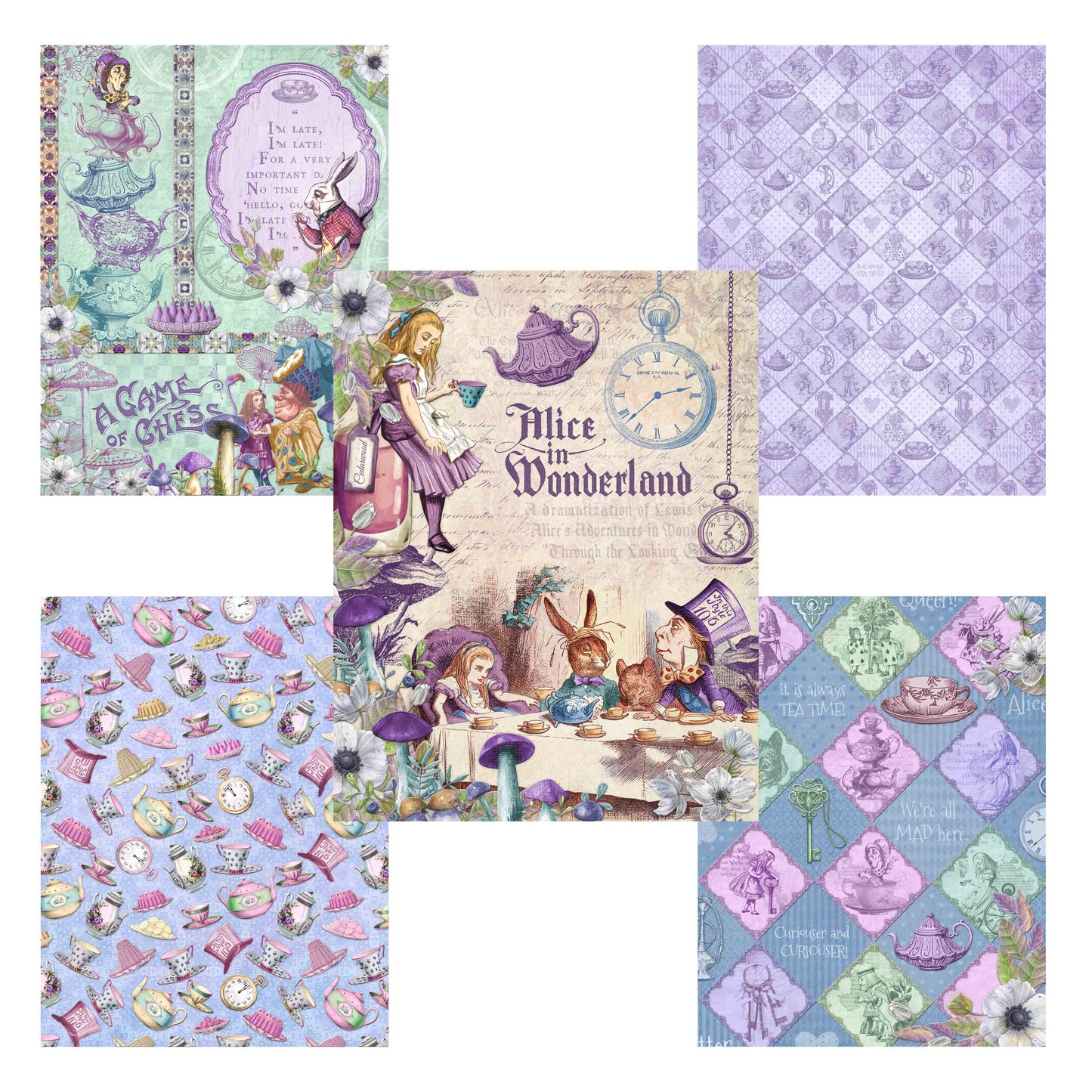 Wonderland Tea Party Paper Pack - 7662