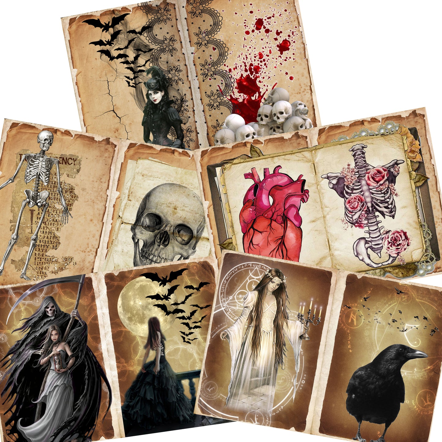 Vintage Vampire Diary Journal Pack - 7277