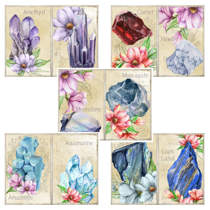 Gemstones & Magnolias Journal Pages - 23-7041