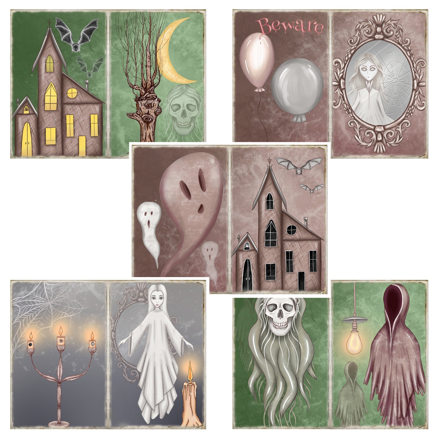 Halloween Creeps Journal Pages - 23-7045