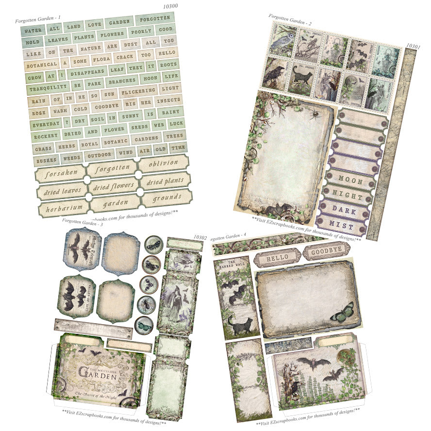 Forgotten Garden Embellishment Pack - 7845