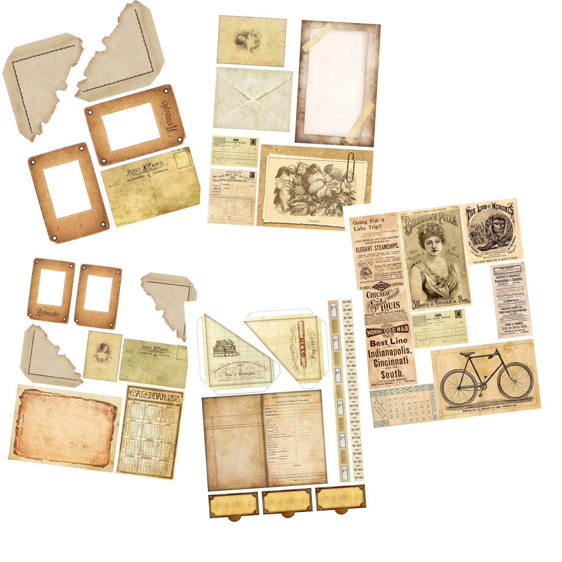 Life Notes Journal Embellishments - 7146 - EZscrapbooks Scrapbook Layouts Journals