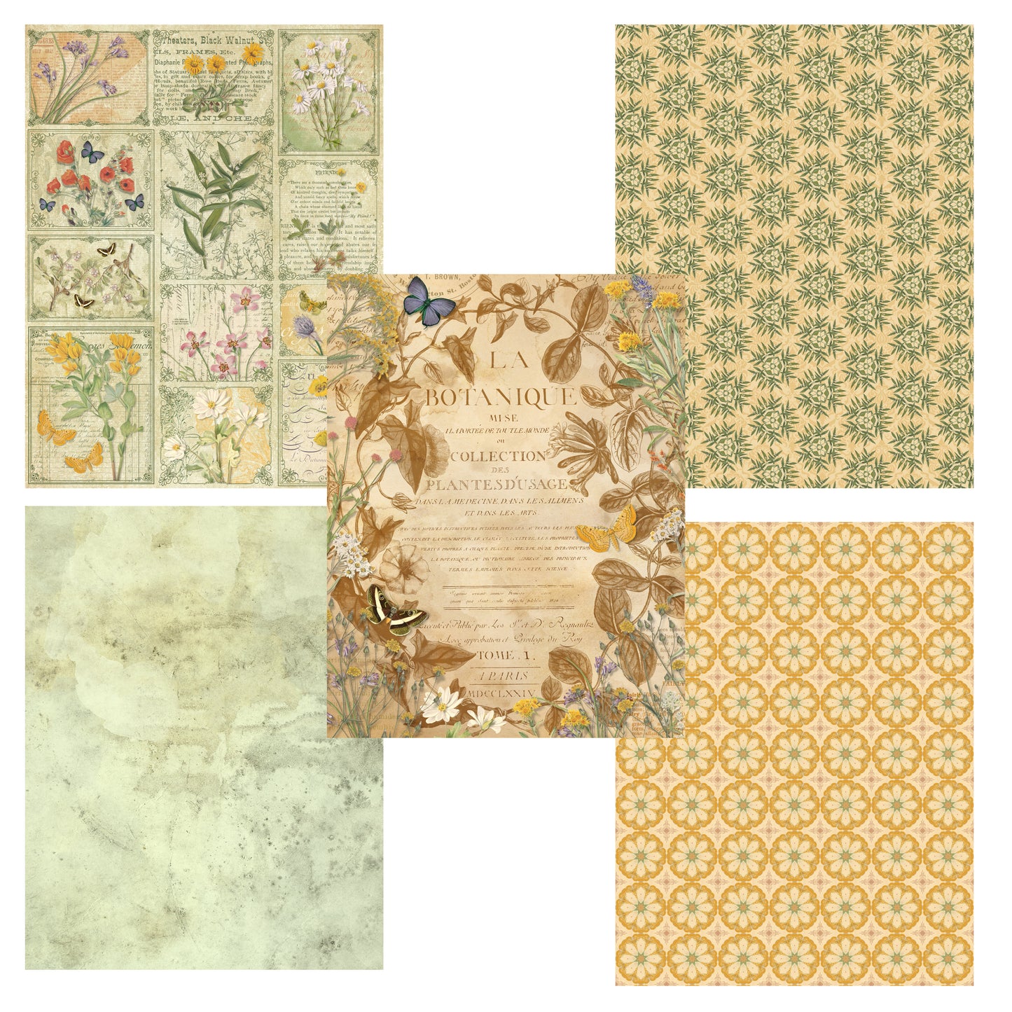 Meadows & Wildflowers Paper Pack - 7561