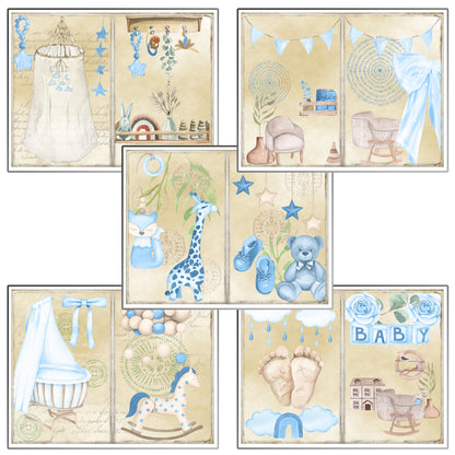 Baby Boy Journal Pages - 7978