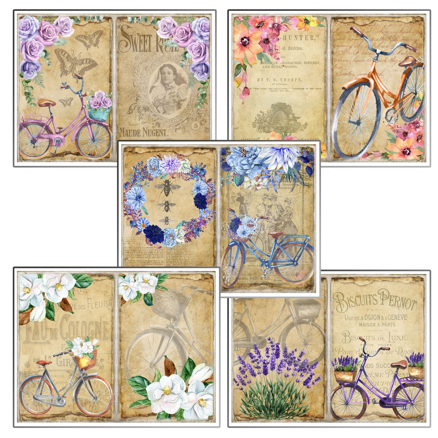 Bicycles Journal Pages - 7988