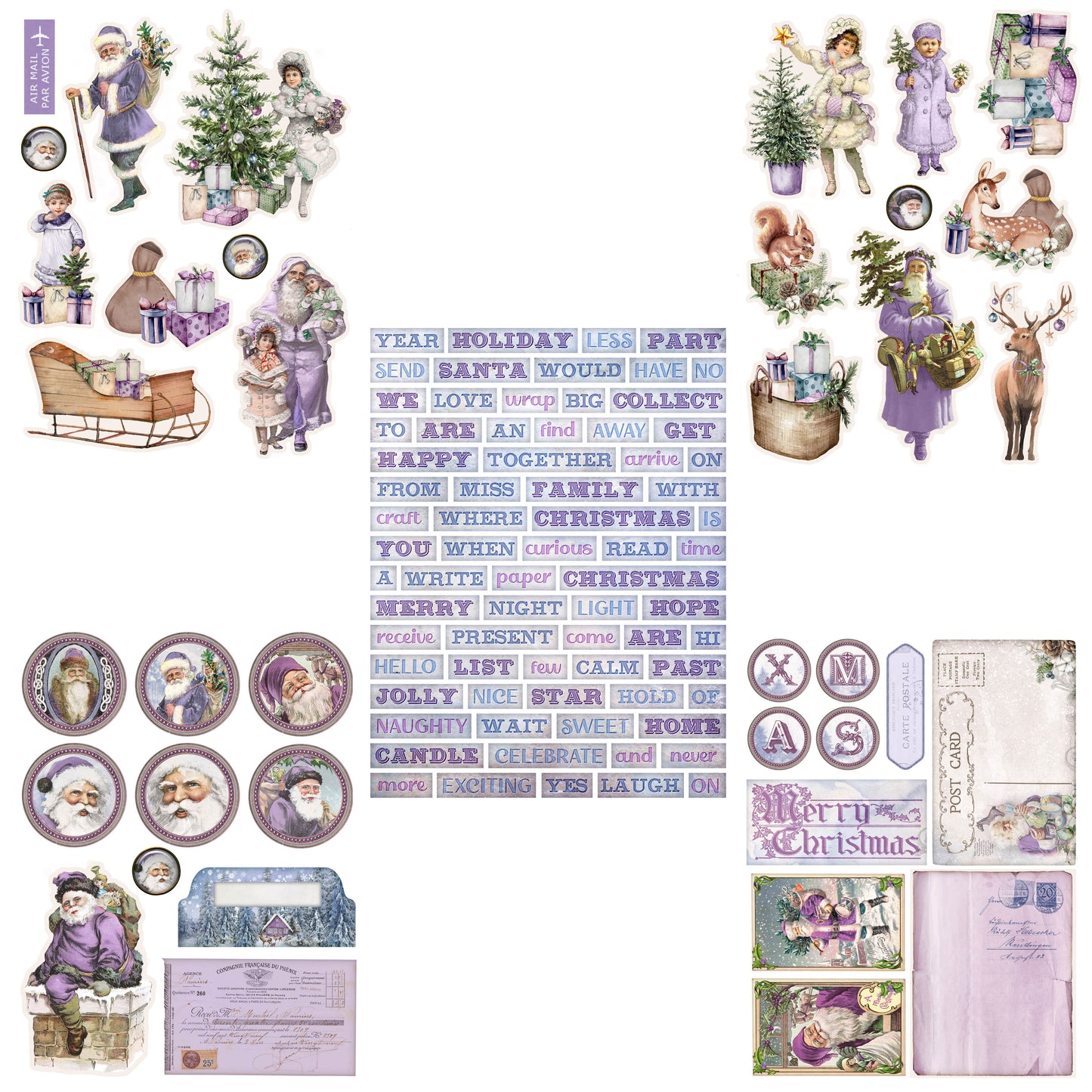 Frozen Christmas Embellishment Pack - 7952