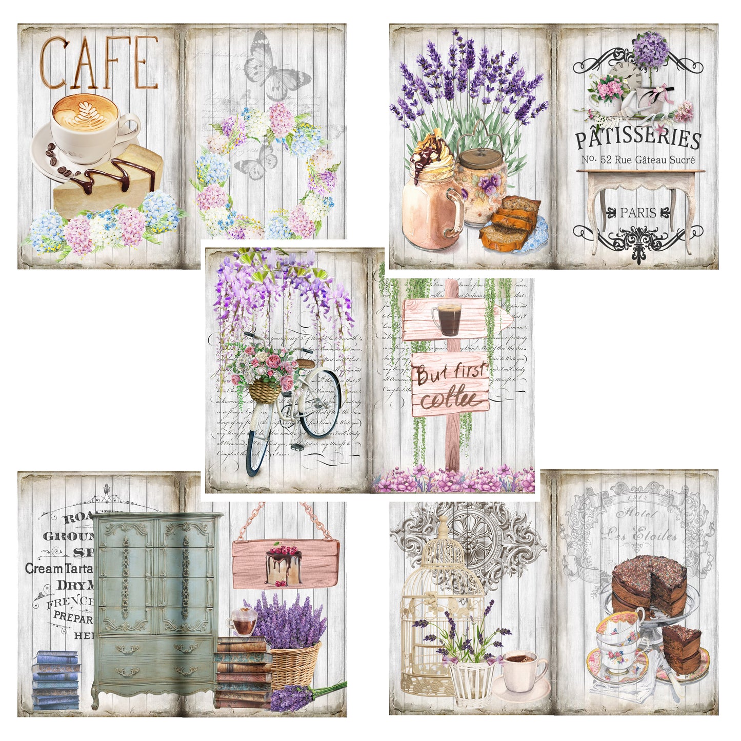 Coffee in Provence Journal Pages - 23-7007