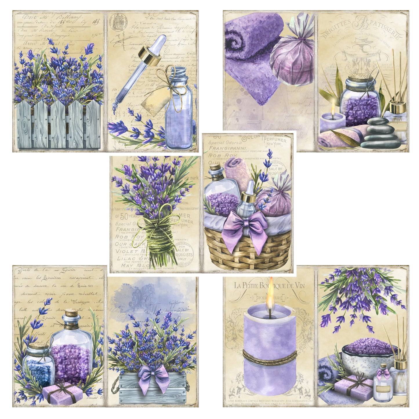 Lavender Delights Journal Pages - 23-7055