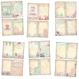Shabby Vintage Cupcake Shop Mini Journal Pages - 7659