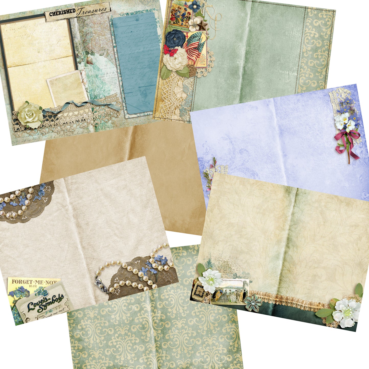 Vintage Treasures Journal Pack - 7306