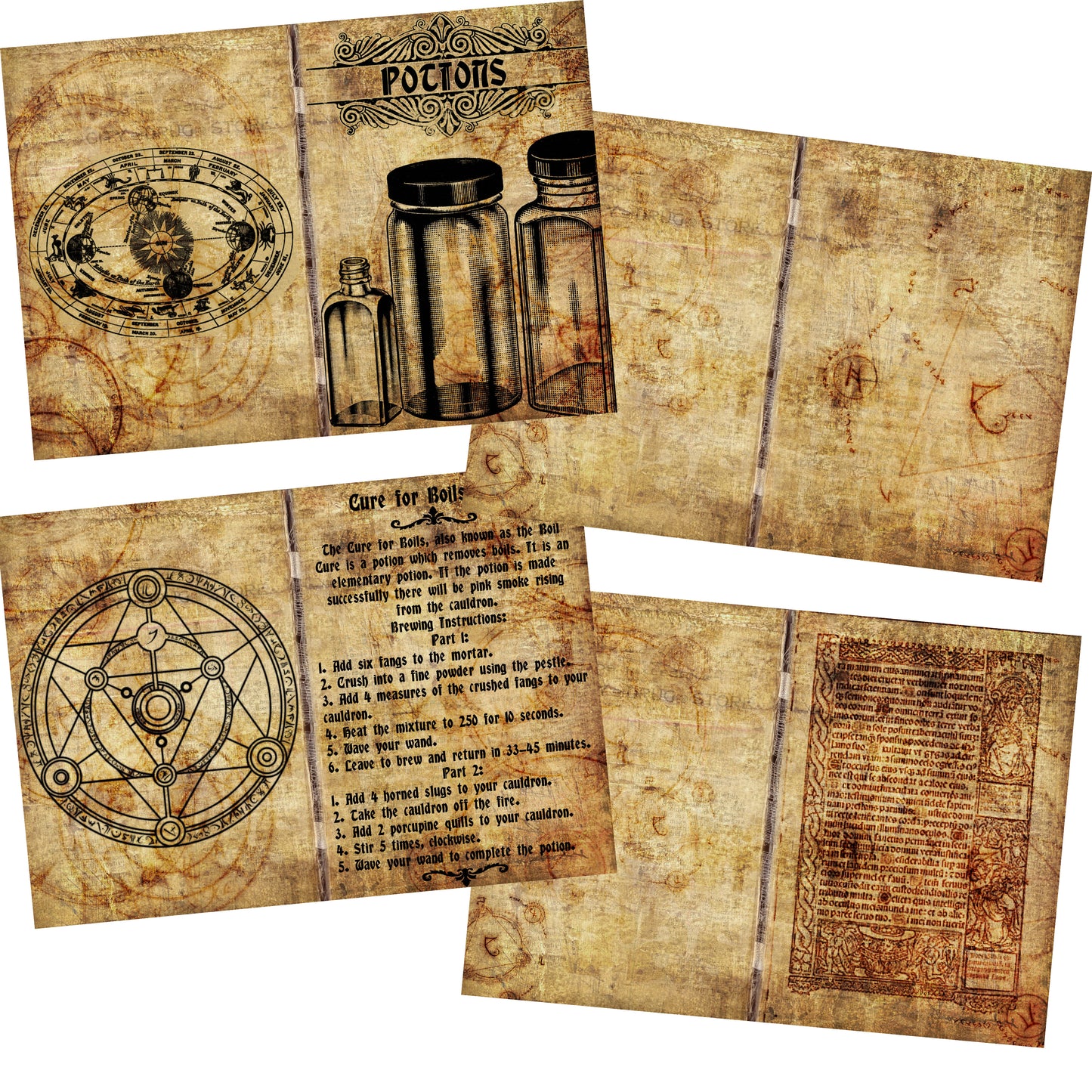 School of Magic Potions Journal Pack - 7279