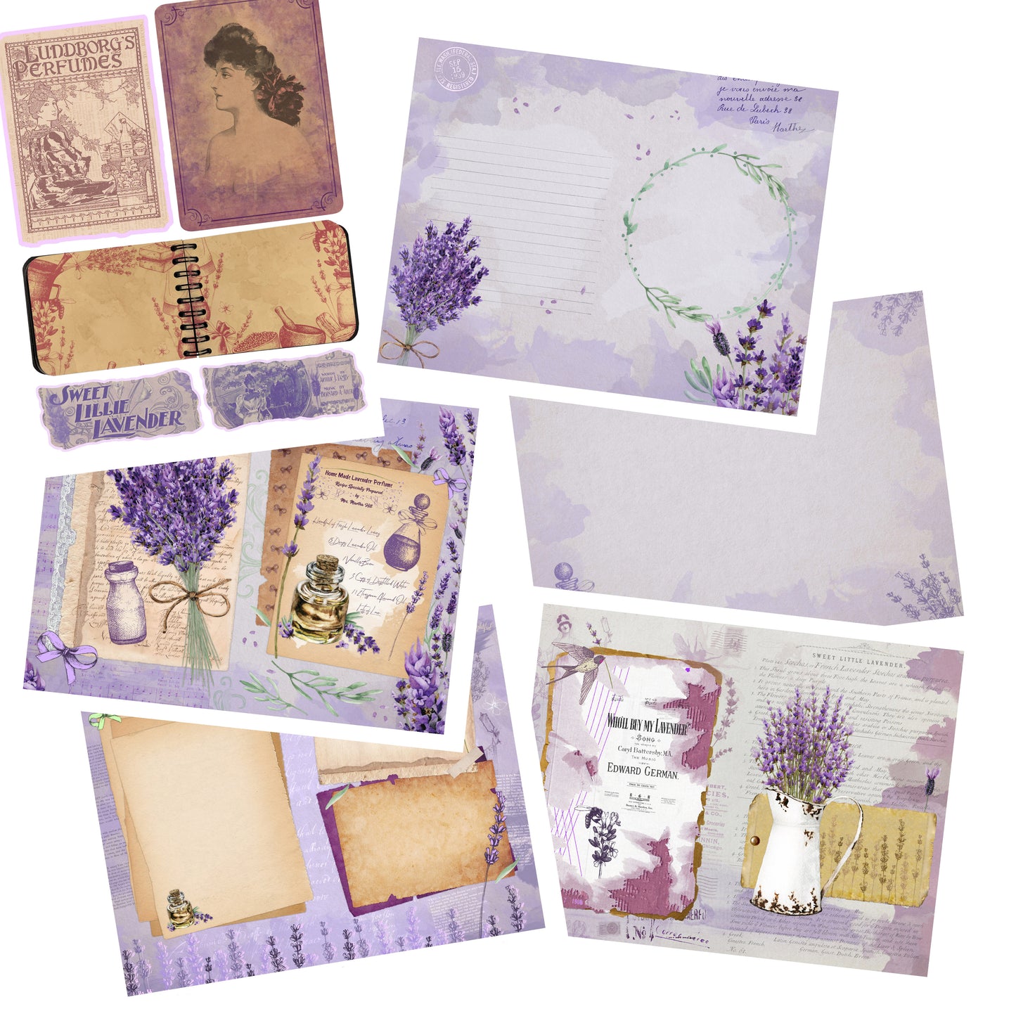 Lovely Lavender Journal Pack - 7298