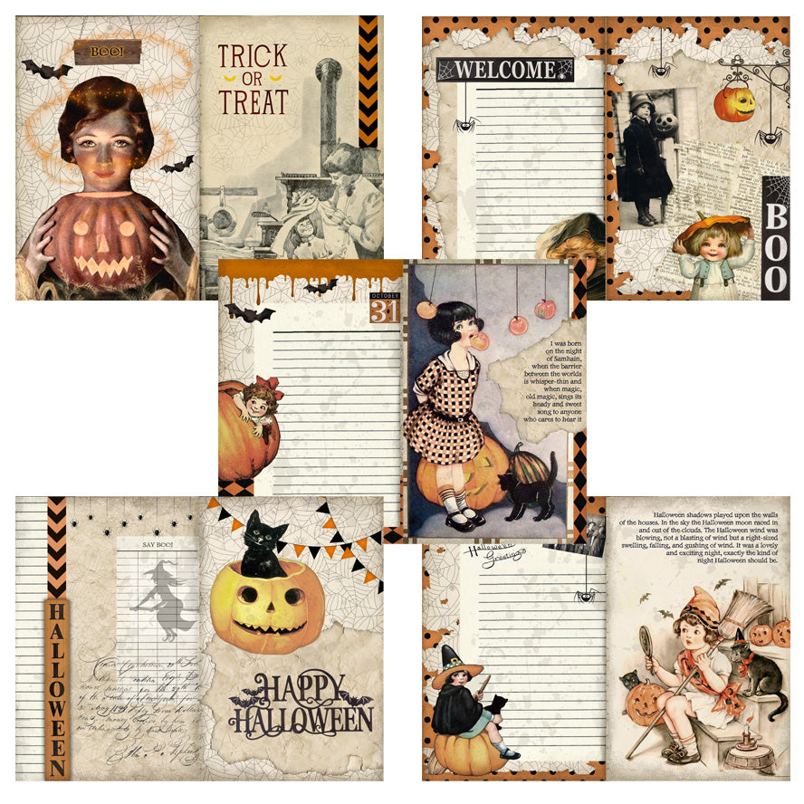 Sweet Halloween Journal Pages - 7803