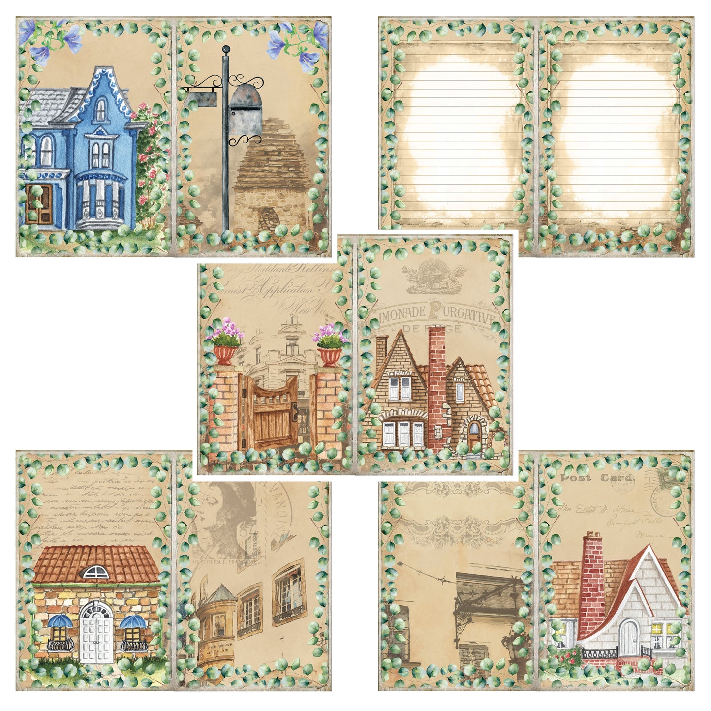 Little Town Journal Pages - 23-7059