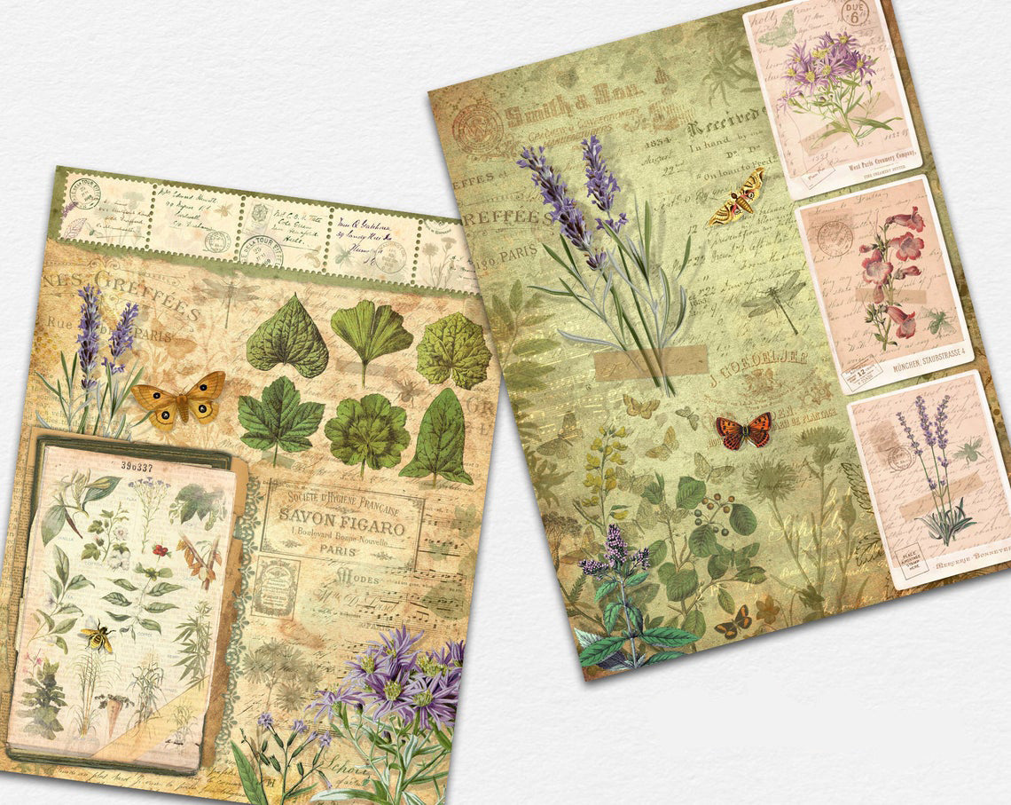 Floral Ephemera Paper Pack - 7470