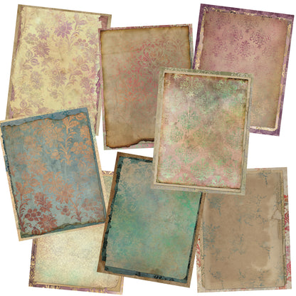 Grunge Pastel Paper Pack - 7382