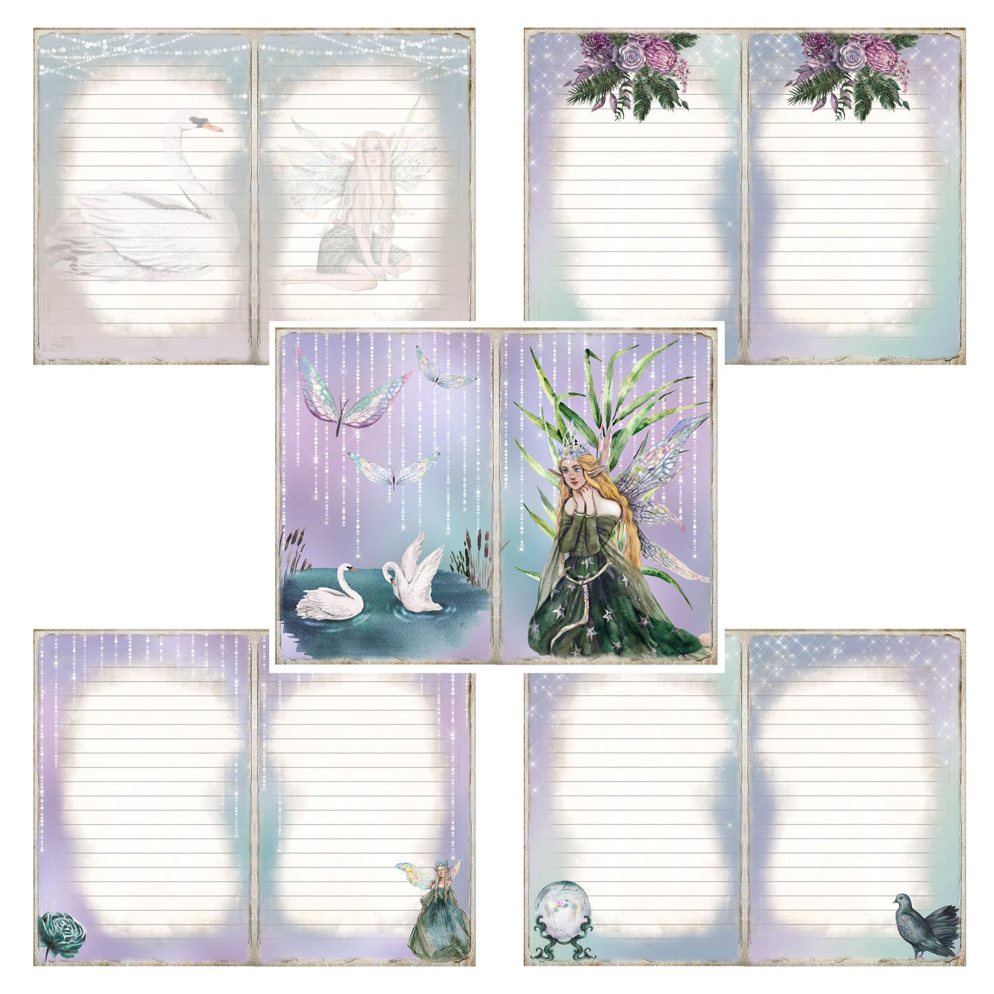 Fairy Forest Journal Pages - 23-7023