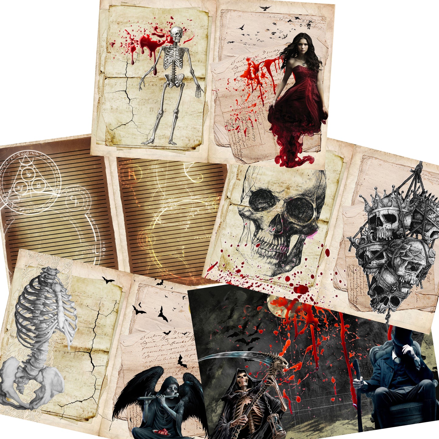 Vintage Vampire Diary Journal Pack - 7277