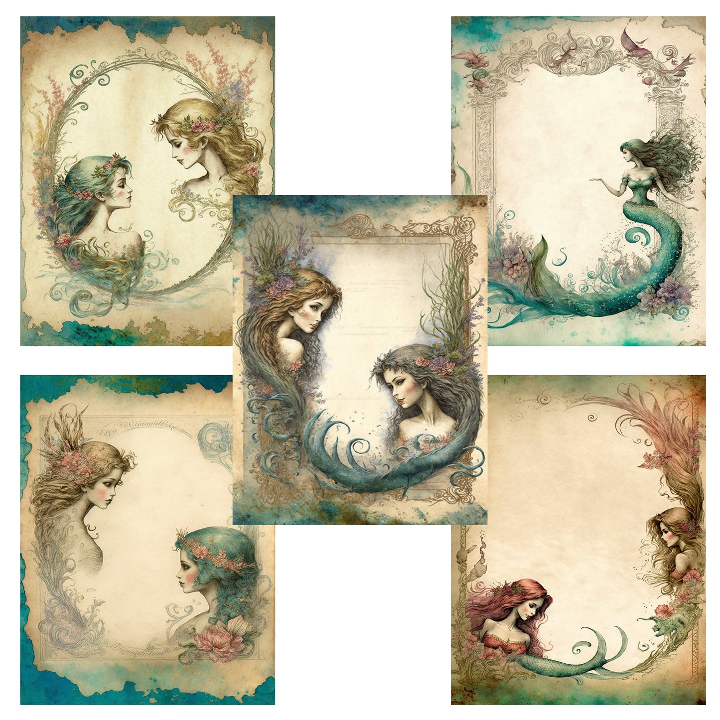 Mystical Mermaids Paper Pack - 23-7146