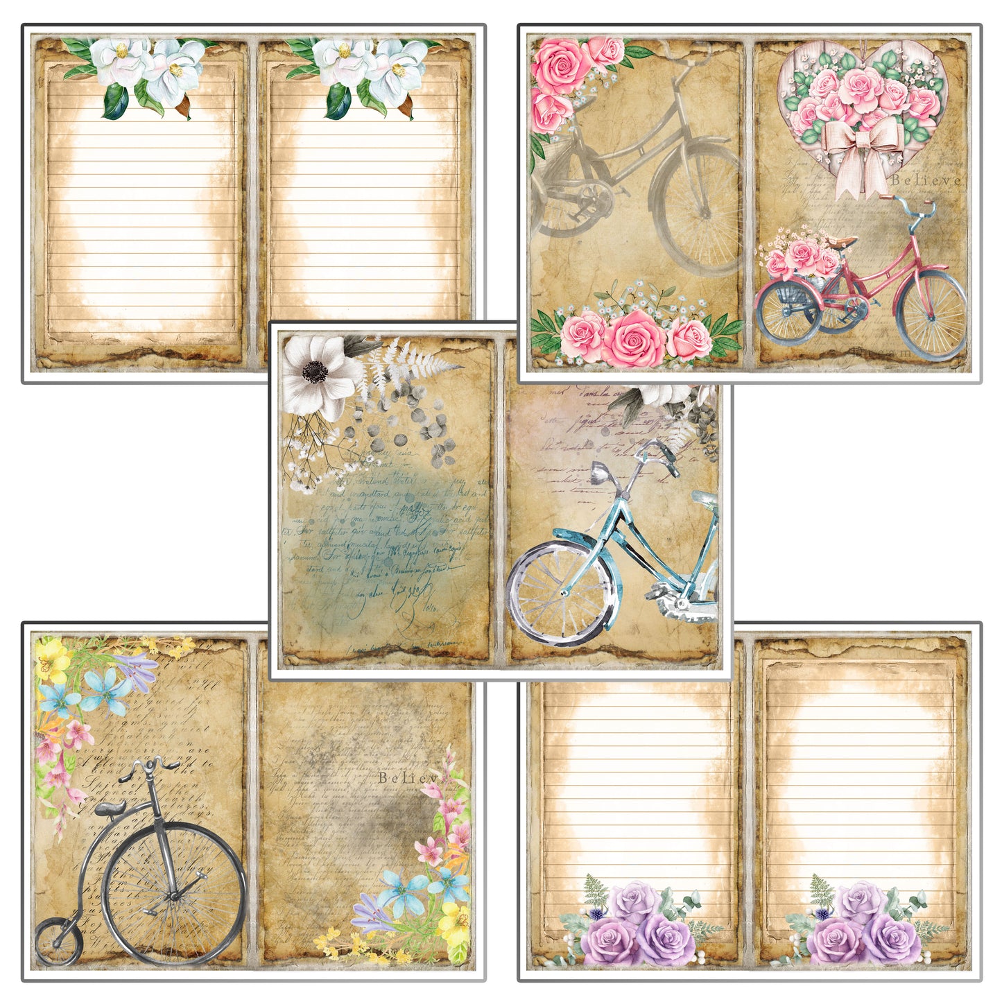 Bicycles Journal Pages - 7988