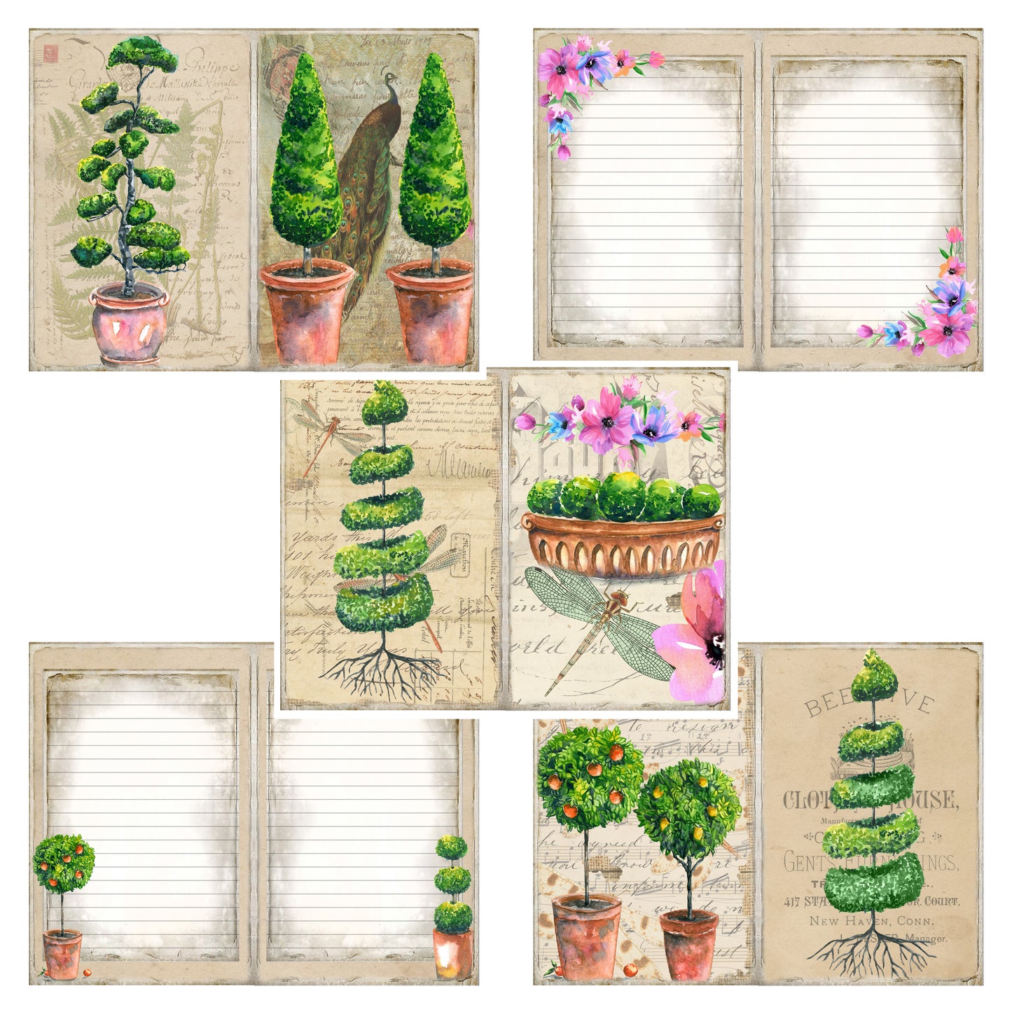 The Topiary Journal Pages - 23-7096