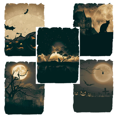 Halloween Moon Paper Pack - 7856