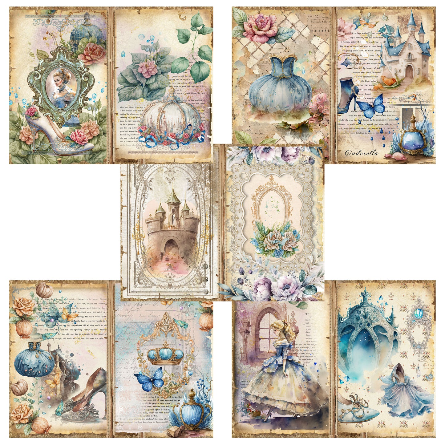 Shabby Princess in Blue Pages - 23-7156