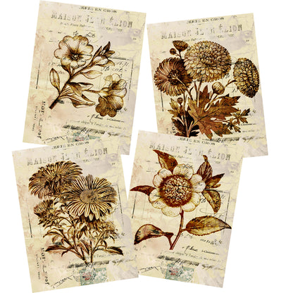 Vintage Flowers Paper Pack - 7289