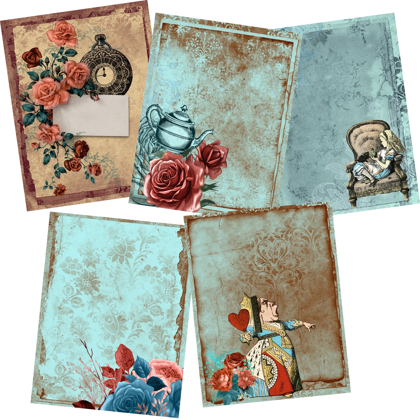 Whimsical Alice Paper Pack - 7388