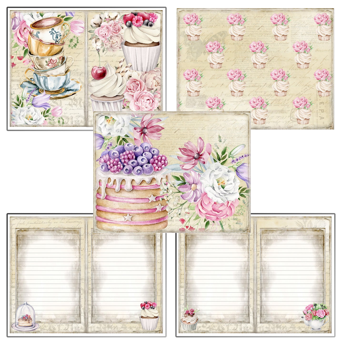 High Tea Journal Pages - 23-7118