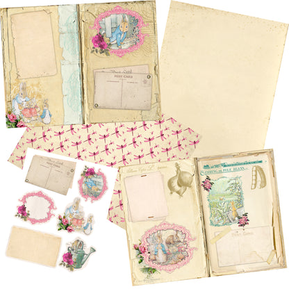 Peter Rabbit's Garden Journal - 7095 - EZscrapbooks Scrapbook Layouts Journals